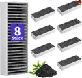 8 Stück Dunstabzugshaube Aktivkohlefilter für Siemens HZ9VRCR0 17004796/Bosch H