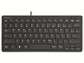 MediaRange kabelgebundene Kompakt-Tastatur mit 78 ultraflachen Tasten, QWERTZ, schwarz
