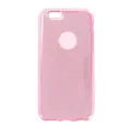 Handytasche TPU Handyhülle für iPhone 6 6S Pink Glitter Schutzhülle Tasche (Bumper)