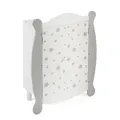 Bayer Chic 2000 Puppen-Kleiderschrank Stars grey mit Kleiderstange & Bügel TOP