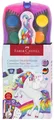FABER-CASTELL Deckfarbkasten CONNECTOR Einhorn, 12 Farben