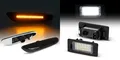 SET 2x LED Seitenblinker und Kennzeichenbeleuchtung geprüft Passend für BMW 1er