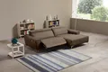 Egoitaliano Ecksofa Suzette, Designsofa mit hohem Sitzkomfort, mit Recamiere, inkl. 1 elektronischen Relaxfunktion, L-Form