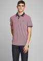 Jack & Jones Poloshirt JJEPAULOS Poloshirt mit klassischem Kragen und figurbetonter Form Logostickerei, modisch, schmal, Baumwolle, Polokragen