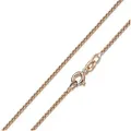 Materia Kette ohne Anhänger Rosegold Venezianer Kette Damen K101, aus 925 Silber rosa 55 cm