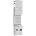 ABN EZ17220 Zählerplatz eHZ, 2Z, mit sperrbarem HS, 5-polig, BxH 250x1050 mm