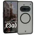 Handyhülle für Nothing Phone (3a) Bizon Case Cover Schutz Hülle Getönt-Schwarz