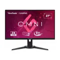ViewSonic VX2780J-2K 27" Rahmenloser QHD IPS Flat 1ms MPRT 170Hz Gaming Monitor, 2 HDMI, DisplayPort, Freesync Premium, HDR10, höhenverstellbarer Ständer, Schwarz