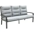 LC Garden »Bondino« Dining 3er Sofa Dreisitzer Sofa Gartensofa anthrazit