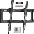 ELIVED TV Wandhalterung Neigbar Fernseher Wandhalterung für die meisten 26-60 Zoll Flach & Curved LED, LCD, OLED, Plasma TVs bis zu 45kg mit Max VESA 400x400mm, EV3036