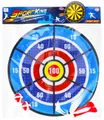 5908275187509 Tarcza z rzutkami/piłkami na rzep MEGA CREATIVE 481632 MEGA CREATI