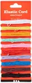 Creativ 100263 Gummiband Sortiment, 1.2mm x 3.5m, 10 Stück