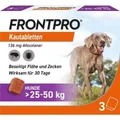 FRONTPRO 136 mg Kautabletten für Hunde 25 - 50 kg · 3 St · PZN 18654305