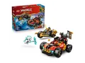 LEGO Ninjago 71864 Kais und Coles Kombi-Flitzer Bausatz, Mehrfarbig