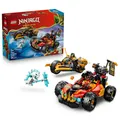 LEGO Ninjago 71864 Kais und Coles Kombi-Flitzer Bausatz, Mehrfarbig