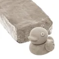 Baker Ross FX918 Graue lufttrocknende Tonmasse - Packung mit 1 kg, Modelliermasse für Kunsthandwerk
