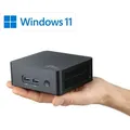 Mini-PC CSL Narrow Box Black / 16 GB / 500 GB M.2 SSD / Win 11 Home