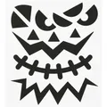Sticker Halloween - Große Gesichter