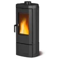 Kaminofen CANDY 4.0 Schwarz Gusseisen Holzofen 6,2 kW Heizung Holz Ofen Kamin