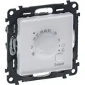 Legrand Valena Life Elektronisches Raumthermostat mit Wechselkontakt Ultraweiß 752133