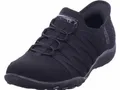 Skechers Damen Breathe-Easy Roll-with-Me Sneaker, Black Ripstop/Knit, 42 EU