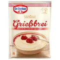 Dr. Oetker Süße Mahlzeit Grießbrei nach klassischer Art, 92 g Mischung für Grießbrei für eine Hauptmahlzeit oder als süße Mahlzeit zwischendurch