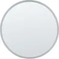 BELIANI Badspiegel Silber Glas und Aluminium ø 79 cm Rund mit LED-Beleuchtung Touch-Sensor Antibeschlag Modern Badezimmer Möbel Ausstattung - Silber