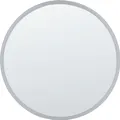 BELIANI Badspiegel Silber Glas und Aluminium ø 79 cm Rund mit LED-Beleuchtung Touch-Sensor Antibeschlag Modern Badezimmer Möbel Ausstattung