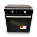 Bauknecht Bako Gentle Steam Pyro, Einbaubackofenset Induktionskochfeld, A+, 71 l