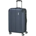 Travelite City Trolley mit 4 Rollen M 68cm EXP 78 Liter - Marine Koffer24