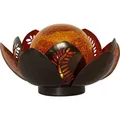 LED-Solar-Dekoration 'Lilly' Seerosen-Optik 482-80 kupfer/amber