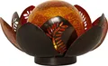 STAR Lilly Seerose LED GartenTeich Solar Deko Leuchte Lampe kupfer orange Ø 24cm
