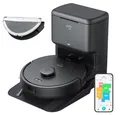eufy L60 Saugroboter mit 5.000Pa Saugkraft, Anti-Haar-Verwicklung, 60-Tage-Absaugstation, iPath-Laser-Navigation, für Hartböden