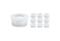 SEBSON LED-Leuchtmittel LED Modul 2,5W Klasse A - 10er Set flach ø50x25mm 3000K 450lm 230V, Ohne Fassung, 10 St., Warmweiß, Energieffizienzklasse A, Einbaustrahler 230V