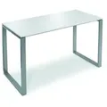 Stehtisch 160x80x110cm Gestell si Platte ws