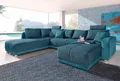 Jockenhöfer Gruppe Wohnlandschaft Orlando U-Form, B: 337 cm, mit Bettfunktion, Bettkasten, 2 Kopfstützen & 2 Zierkissen, Federkern