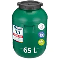 Garronda Weithalsfass 65 Liter Futtertonne mit Deckel ohne Dichtung - BPA-freier HDPE Futterbehälter für Wasser Lagerung Tierfutter Sauerkraut und Gurken GD-0142