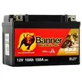 BANNER Starterbatterie 12V 10Ah 150A/EN B00 Motorrad Batterie