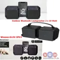 Bluetooth Lautsprecher Outdoor Wasserdicht 2 x 10 W  - 10 Stunden Musikgenuss