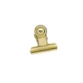 MAUL Papierklemmer MAULstandard aus Metall (10 Stück), Klemmer mit breitem Verschlussclip 3 cm und Klemmweite 1 cm, Gadget für Haushalt, Küche und Büro, geeignet für DIY Projekte, Gold