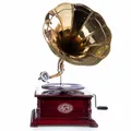 Historisches Grammophon – Dekoratives Sammlerstück im Antik-Stil