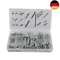 200 PCS zugfeder Sortiment Zugfedern Verschiedene Set Erweiterung Druckfeder