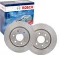 2x BOSCH BREMSSCHEIBEN 295,8mm BELÜFTET VORNE passend für NISSAN NAVARA RENAULT 