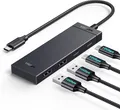 USB C Hub 10 Gbps, Adapter Mit 2 USB C 3.2 Und 2 USB 3.2 Ports, Hochgeschwindigk