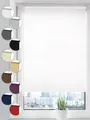 Sonello Verdunkelungsrollo Klemmfix ohne Bohren 35 x 100 Weiß Verdunklungsrollo Fensterrollo Rollo Seitenzugrollo Klemmrollo für Fenster & Tür