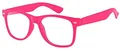 Boolavard Kids Nerd Brille Clear Lens Geek Fake Brillen für Mädchen Jungen Brillen Alter 4-12 (Pink)