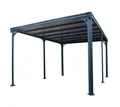 Palram - Canopia Pavillon Milano 4300, Witterungsbeständig, UV-beständig, LxBxH 309x426x226cm