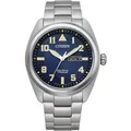 Citizen  Silber Herren Armbanduhr BM8560-88LC