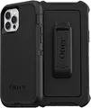 OtterBox Defender Hülle für iPhone 12 / iPhone 12 Pro, stoßfest, sturzsicher, Ultra-robust, schützende Hülle, 4X getestet nach Militärstandard, Schwarz