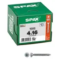 SPAX Universalschrauben T20 Senkkopf WIROX 1191010400165 4 mm x 16 mm, 1.000 St.